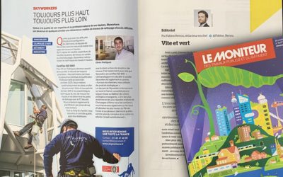 Skyworkers s’affiche dans Le Moniteur du BTP
